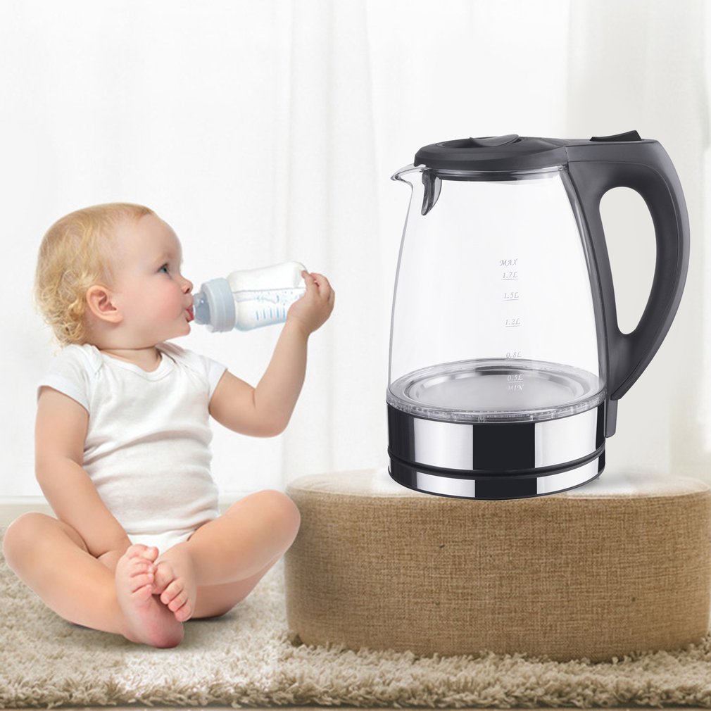 Fy-788 Glass Electric Kettle Thermostatic Kettle Smart Household Thermos Single Layer Power-off Protection with Scale