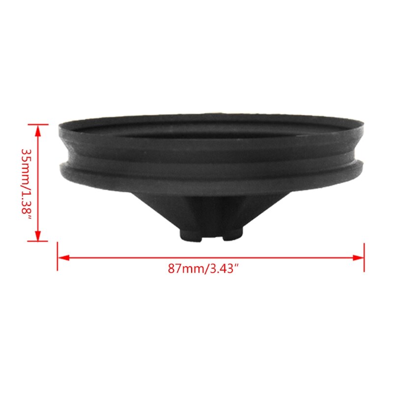 Silicone Waste Disposer Anti Splashing Cover for InSinkErator Kitchen Sink Drain 57BB