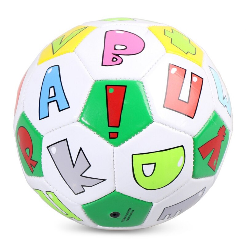 Portable children's football training ball for girls and boys, cute cartoon pattern inflatable football for outdoor and indoor use