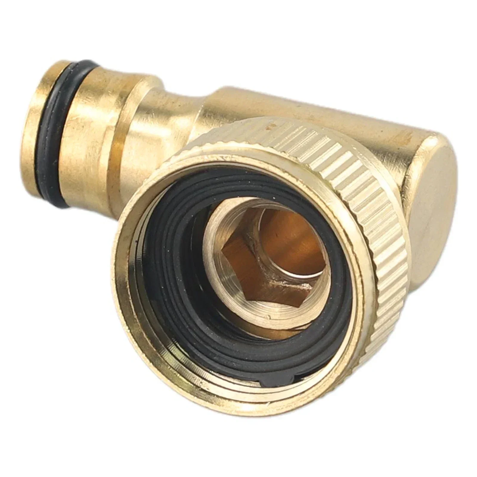 Brass 90 Degree Swivel Elbow Quick Connector For Hoselock Plug 3/4'' Female Outdoor Garden Hose Faucet Adapter