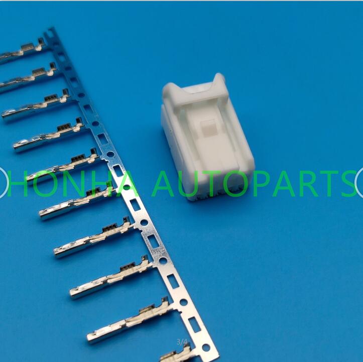 10 Pin female male unsealed automotive wiring harness connector with terminal 6098-3909 6098-3869 for sumitomo: 5 pcs female