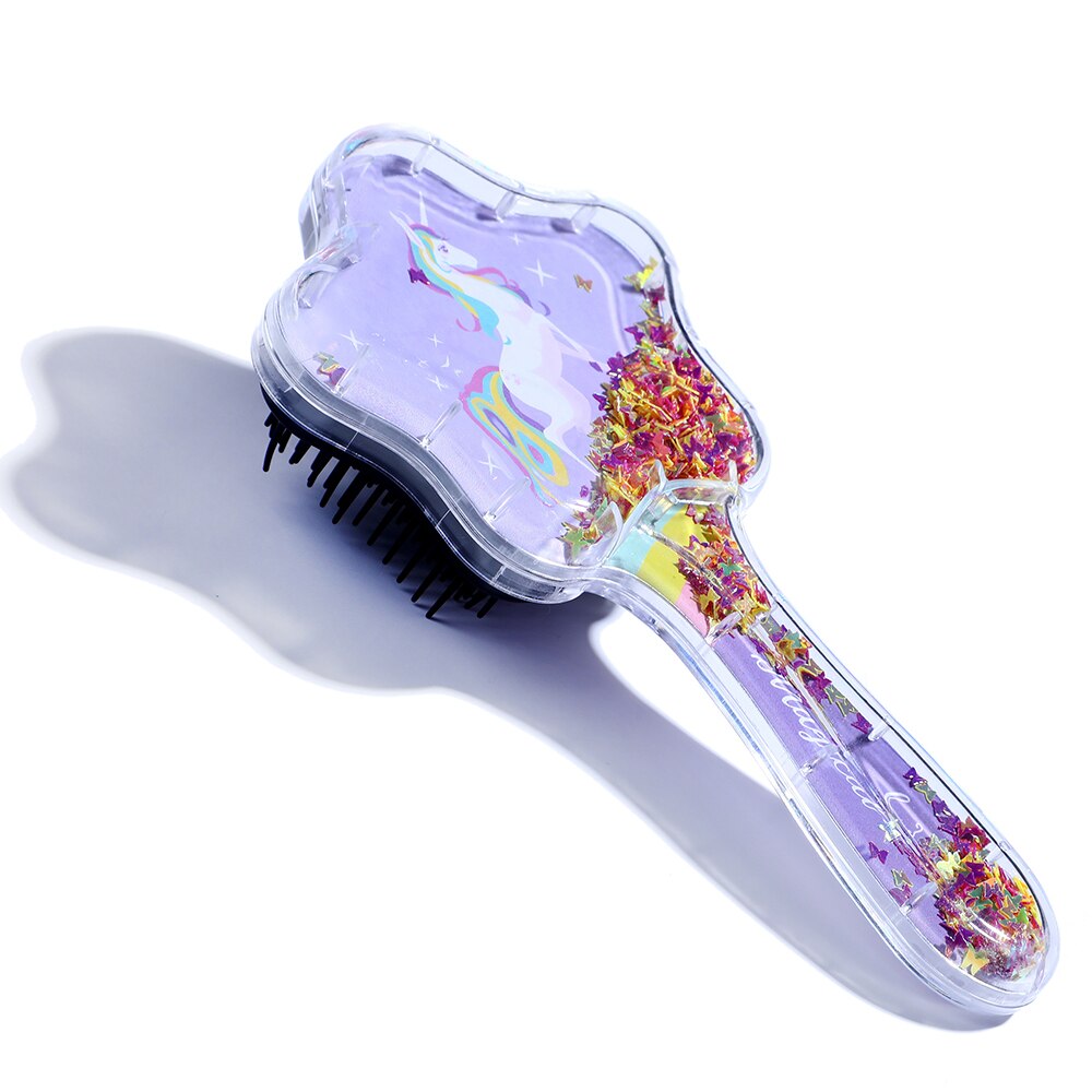 1Pcs Anti-Static Hair Comb Cartoon Cute Air Bag Comb Hairbrush Salon Hairdressing Straight Curly Hair Styling Tool Girls
