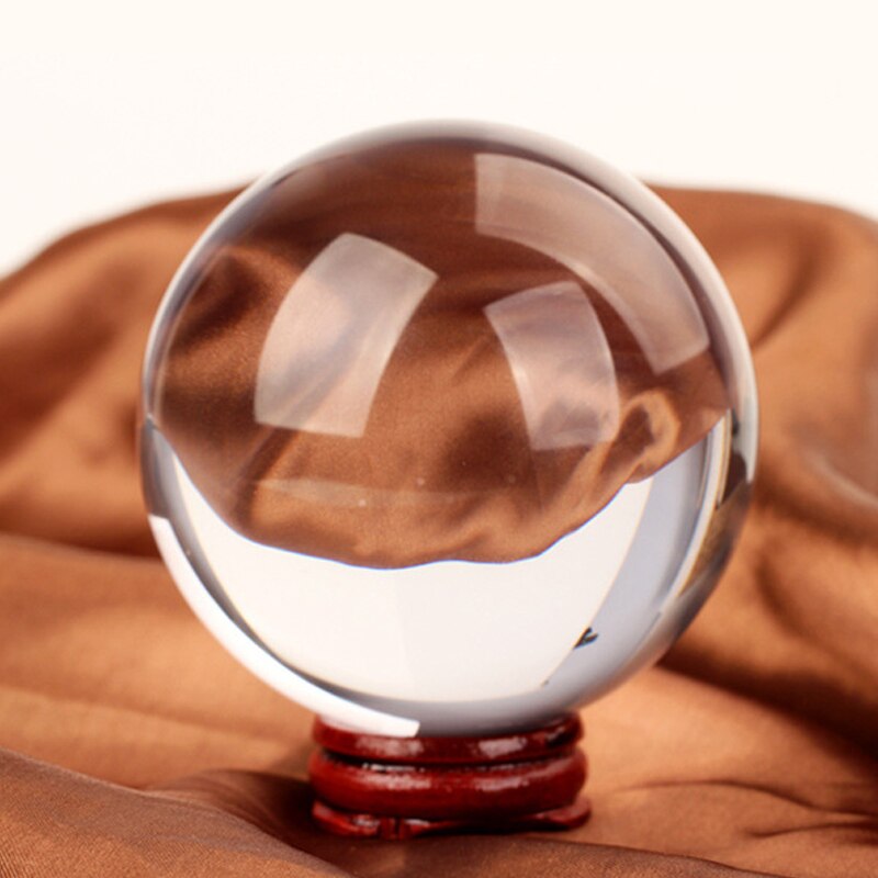 100mm parfait Lensball verre clair boule de cristal K9 guérison sphère photographie accessoires cristal artificiel lentille boules décoratives