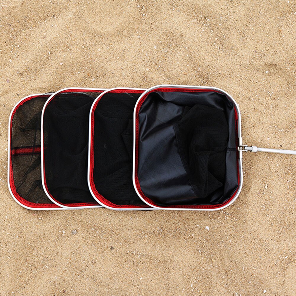 Vis Kooi Gelijmd Vierkante Netto Kooi Outdoor Draagbare Visnet Kooi Vis Tas Sneldrogende Vissers Apparatuur X362G