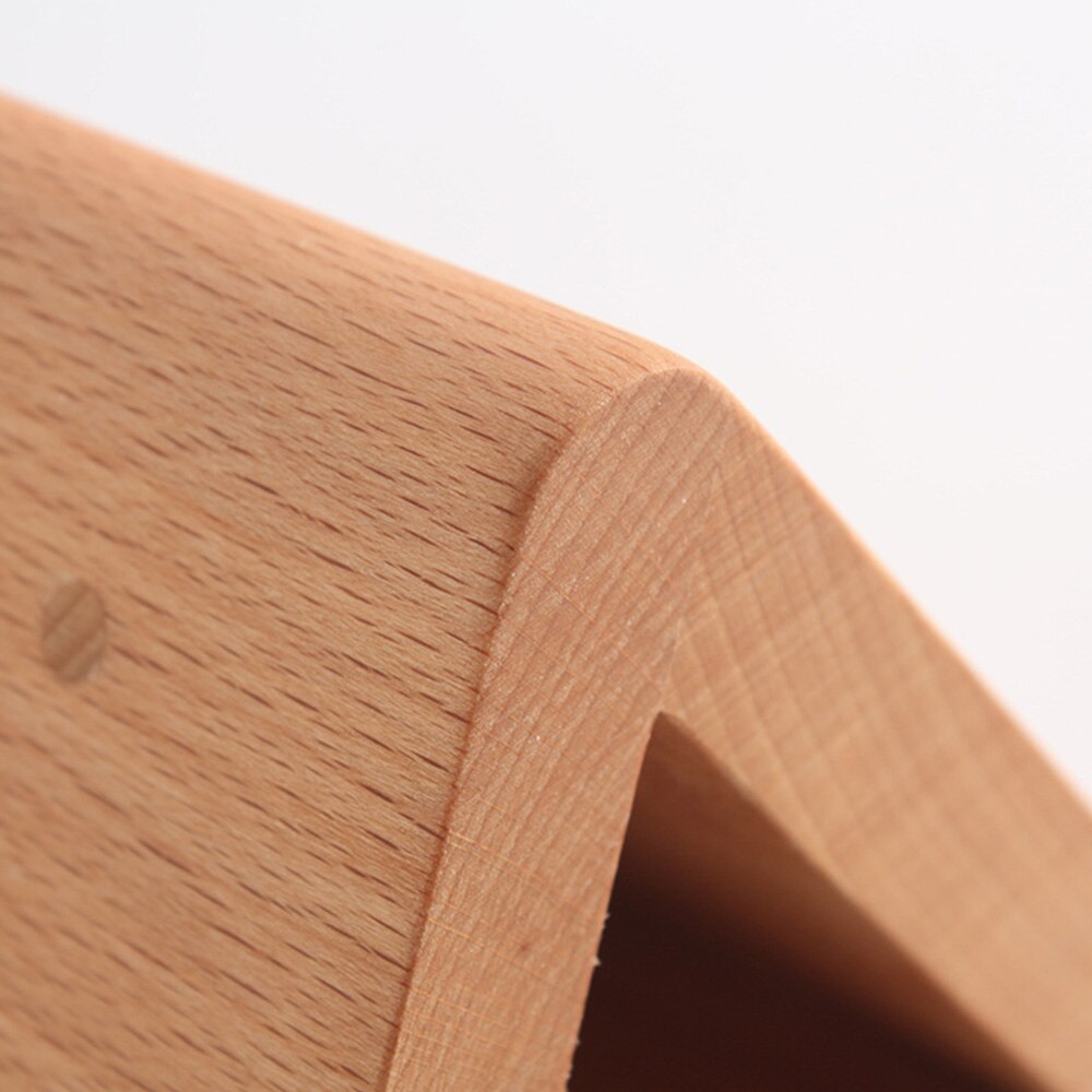 Moule à pâte à plier triangulaire pour l&#39;artisanat du cuir, outil de pliage auxiliaire en bois de hêtre, rayon fixe R10/R12/r15 mm