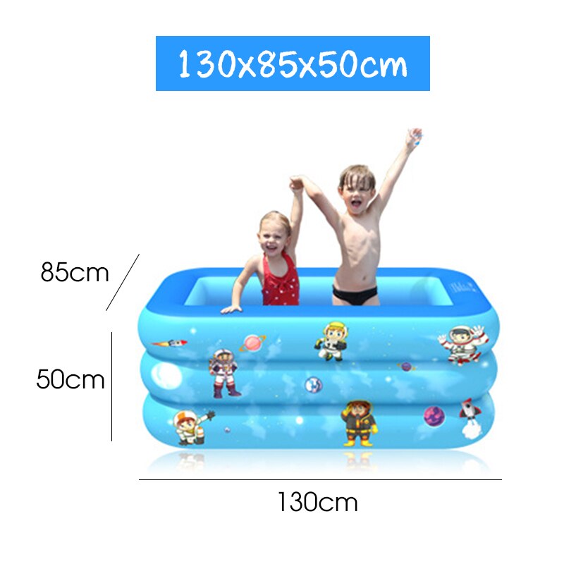 120/130/150/180/210CM para 1-5 personas, gran piscina inflable, portátil, plegable, para niños, baño de bebé, bañera de remos, piscina: 130CM
