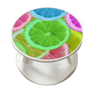 Round Finger Grip Mobile Phone Holder Expanding Stand Grip Support Anti-Fall Foldable Universal for Smartphone: A1616