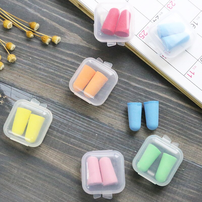 1066 Pajama Ear Plug Sponge Sound Insulation Sleep Men and Women Work Silencer Mute Noise Reduction Anti-Snoring