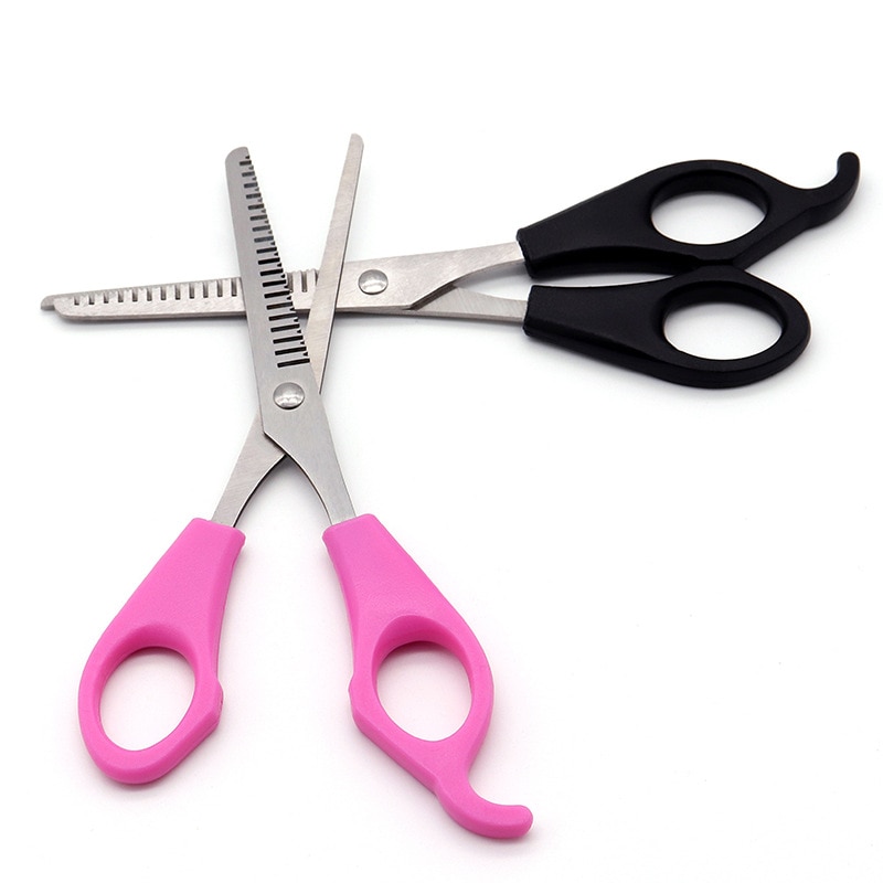 Stainless Steel Hairdressing Scissors Scissors Short Flat Cut Bangs Scissors Hairdressing Tools Family Hairdressing Scissors