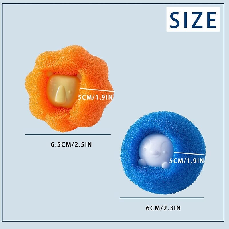 Spons Wasserij Bal Leuke Vorm Pu Spons Bal Decontaminatie Sticky Haar Anti-Kronkelende Was Bal Magie Was Bal