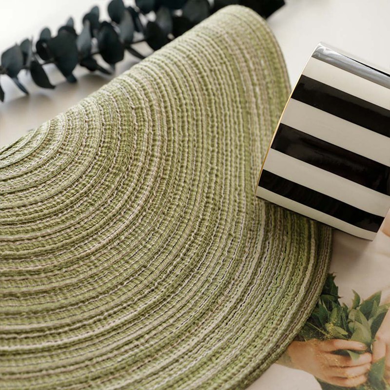 Napperon isolant en fil de coton, rond, solide, antidérapant, accessoires de cuisine, décoration de la maison, dessous de verre