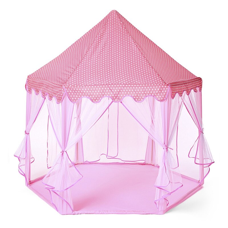 Tenda del bambino Pricess Castle Pieghevole Tende Casetta Al di Fuori Dei Bambini di Gioco Giocattolo Coperta All'aperto Portatile Gioco di Casa Tenda