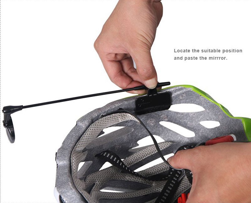 Cykelspejl letvægts aluminium cykelhjelm fleksibel 360 graders justerbar bakspejl udendørs cykelcykel tilbehør