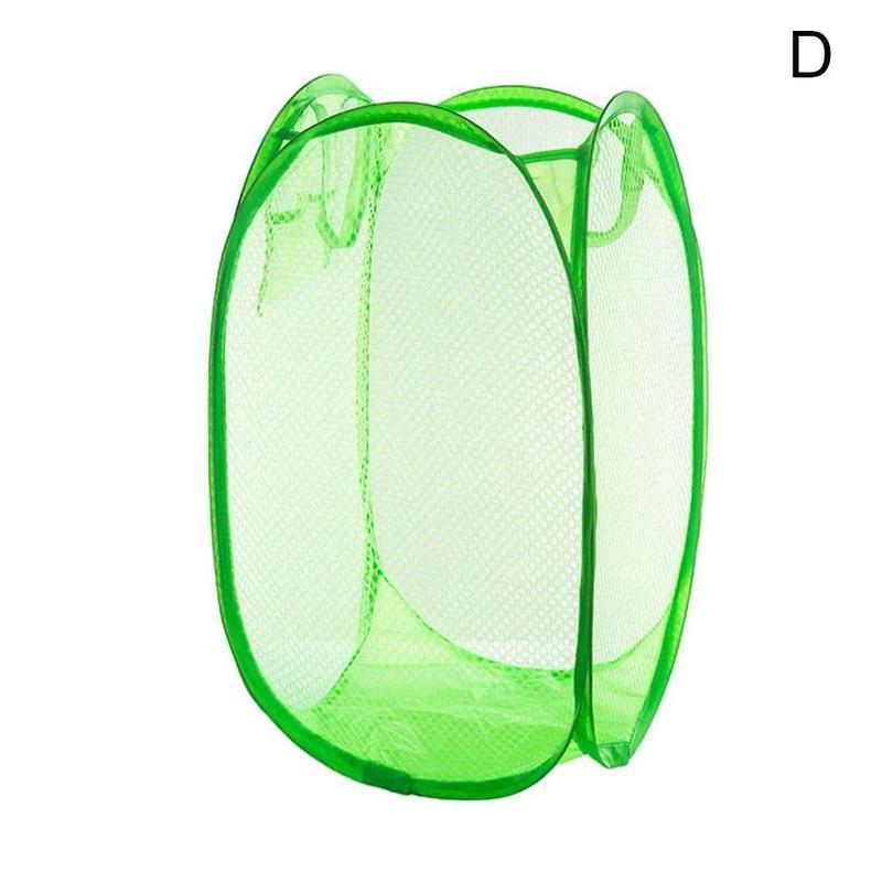 Cesta de ropa sucia plegable para niños, cesta de almacenamiento de ropa sucia, de nailon, juguetes de almacenamiento para el hogar, varios colores, V9C5: Green