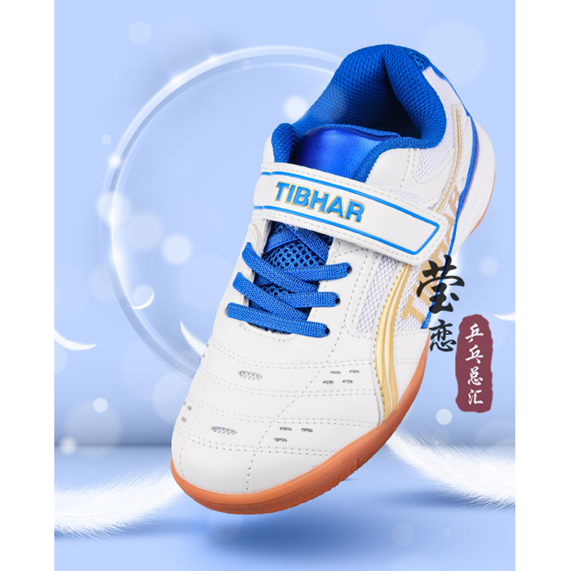 Original Tibhar Children Table Tennis Shoes For Kids Boy Girls table tennis Ping Pong Sport game Sneakers