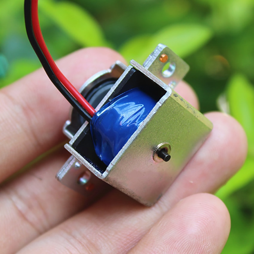 Miniature Electromagnet Inhaled Through Push-pull Type Micro Electromagnet DC 5V 6V 9V 12V DIY Magnetic Materials