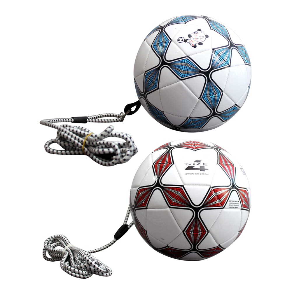 Soccer Ball with Rope Auxiliary Childrens Training Balls Kick Back Football School Sport Training Balls Equiment