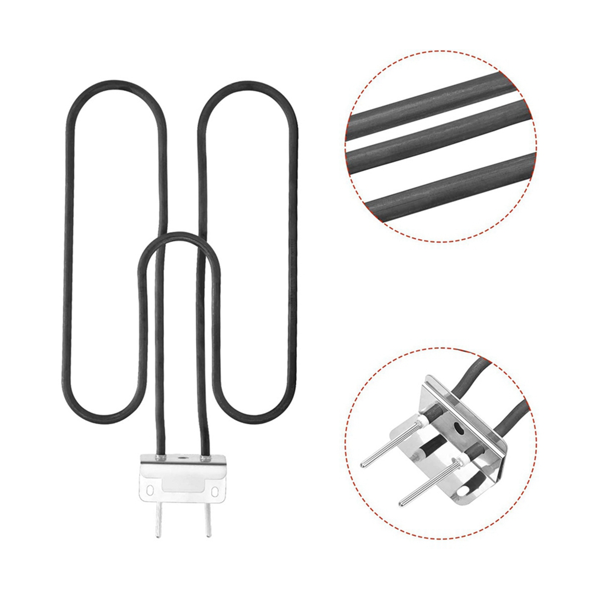 66631 weber elektro grill ersatzteile heizelemente 2200w für weber q140/q1400 eu stecker