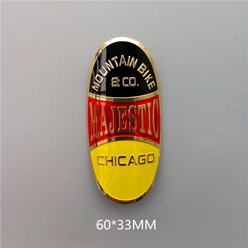 Fiets Frame Metalen Bike Head Badge Borden Hoofd Buis Accessoires Waterdichte Mountainbike Sticker