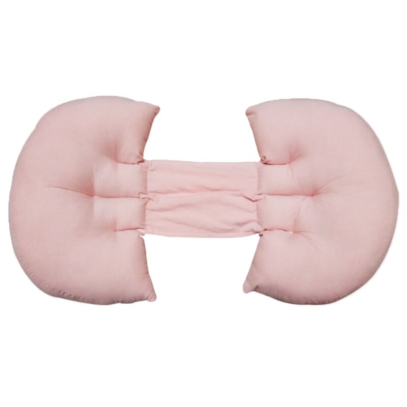 Cuscino incinta a forma di U maternità lato dormiente supporto fianchi posteriori gambe pancia per donne incinte G2AE: Pink orange