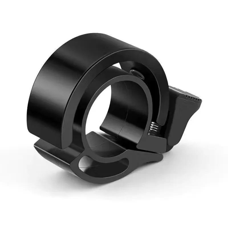 Cykelklockor baserade på de 31.8mm handtagen på en mountainbike, racercykel, innovativ aluminiumlegering 90db cykelstyrkrans: Svart