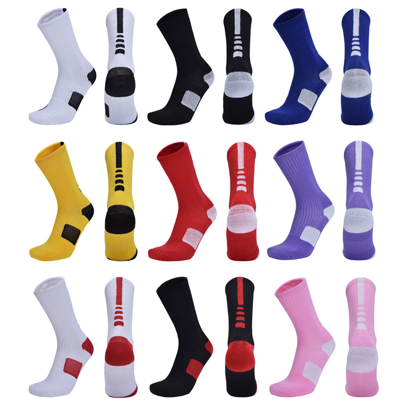 Brothock basketball socks elite socks thickening long high tube stocking thick towel sweat-absorbent breathable sports socks