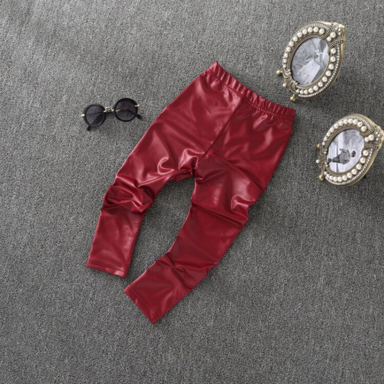 Baby kid imitert skinnbukser jente skinny svarte bukser pustende bukser jenteklær barn skinnbukser barn leggings