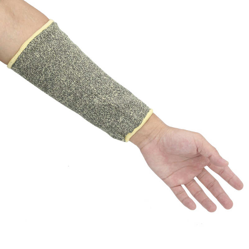 Pair Cut Resistant Sleeves Safety Level 5 Prevent Scrapes Scratches for Manufacturing