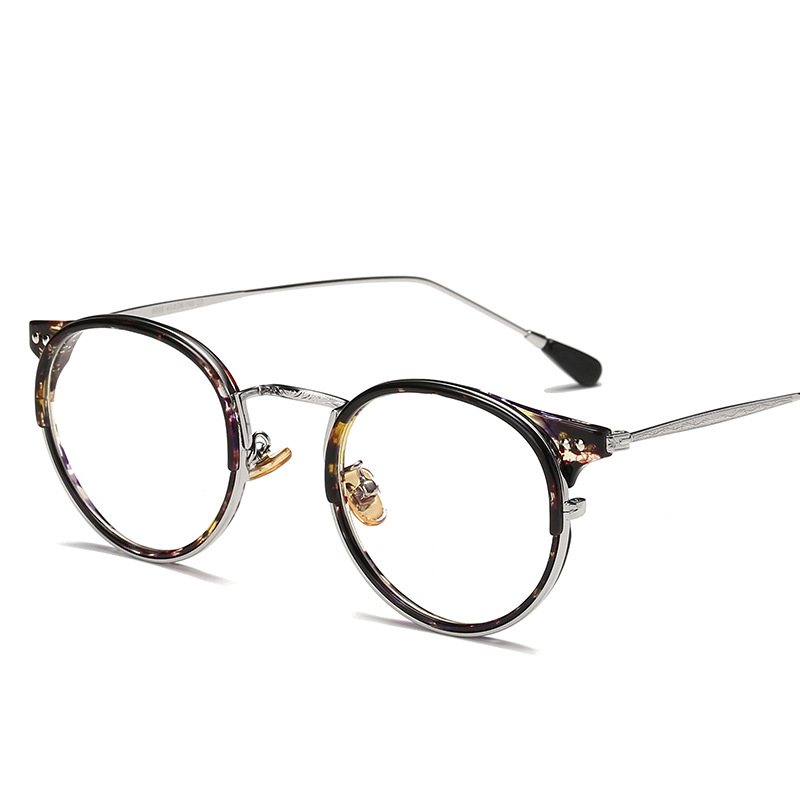 Bijziendheid Bril Mannen Vrouwen Vintage Ronde Brillen Montuur Anti Blauw Licht Bril Mannen-125 150 175 200 225 250 275: green / 0