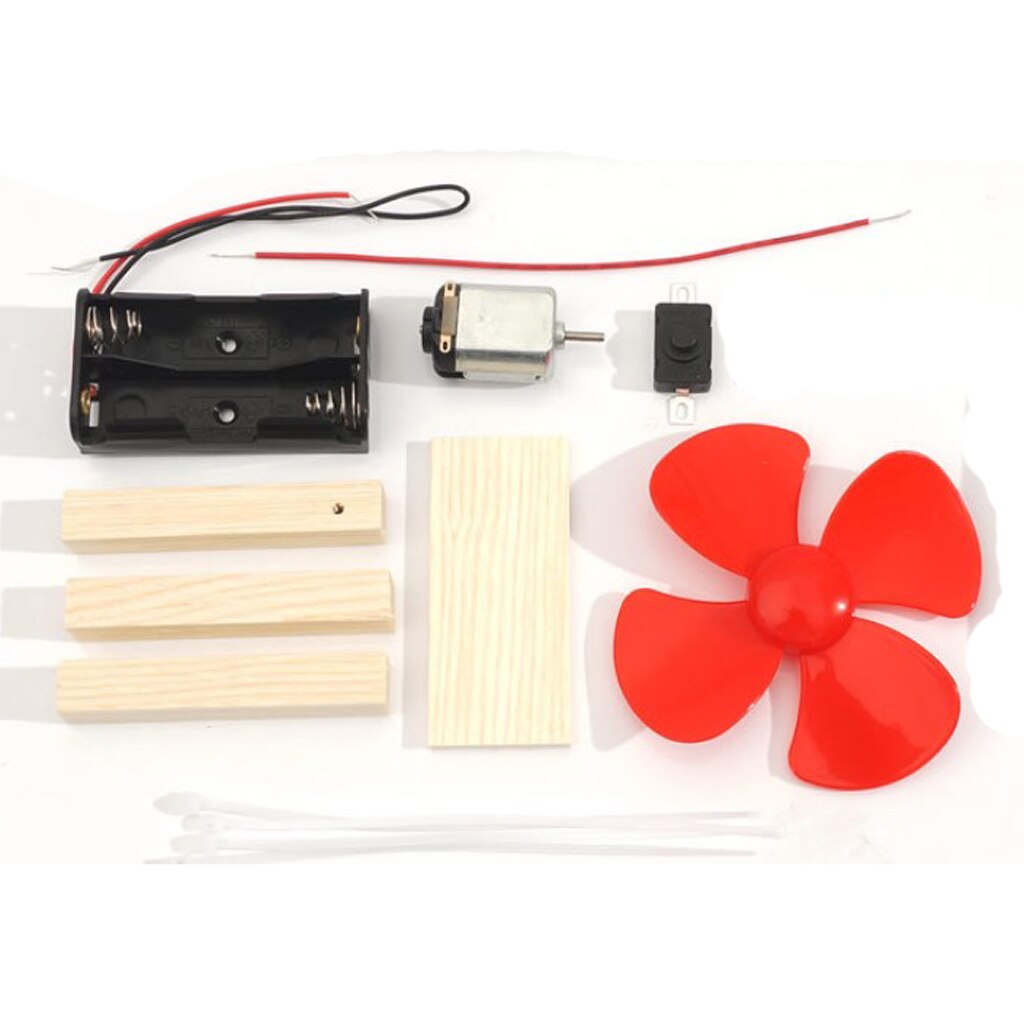 DC Motor- Bausatz DIY Mini Elektromotor Welle Klingen Propeller, Wissenschaft Projekte Schreibtisch Stehen-Schule Labor Liefert