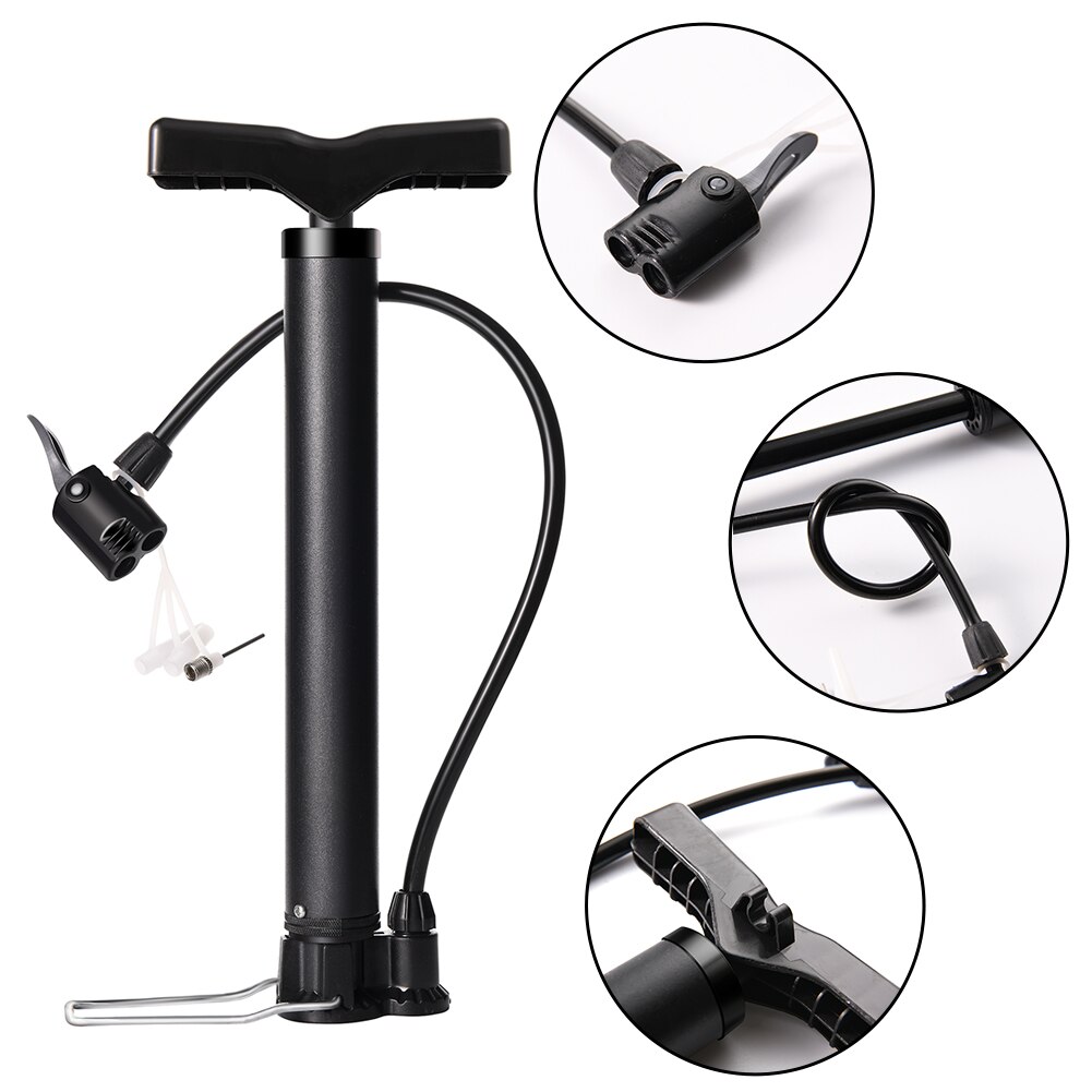 Bike Inflatable Tire Pump 120PSI MTB Bicycle Pump Portable Basketball Motorcycle Air Inflator Pump