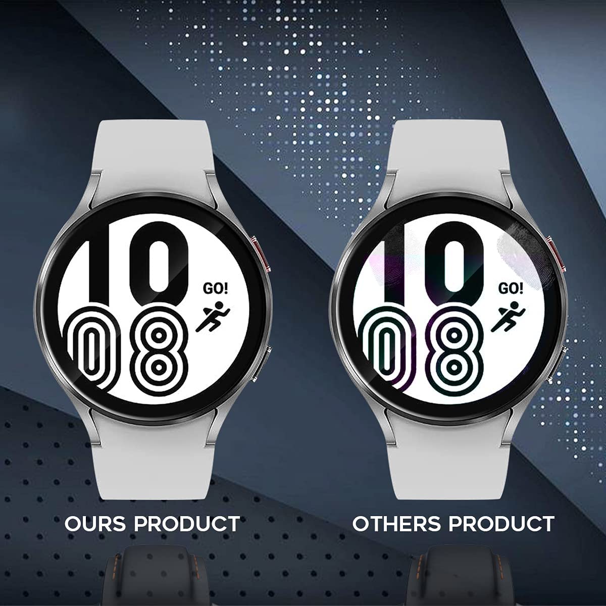 Protecteur d'écran pour Samsung Galaxy Watch 4, en verre trempé, Film hydraulique transparent HD, 44mm 40mm, Classic 46mm 42mm, accessoire