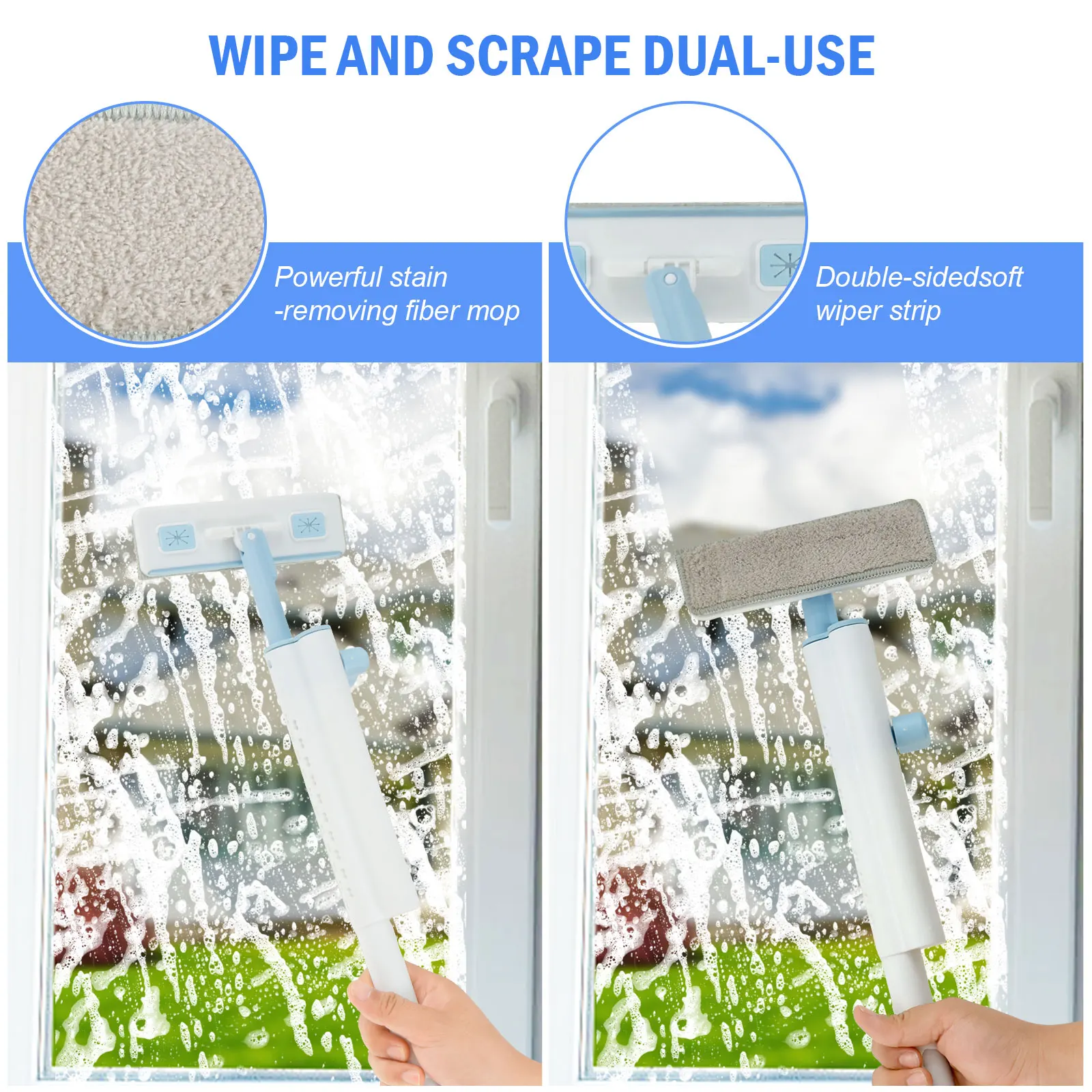 Mini Mop Zelfknijpende Mop Handsfree Reiniging Opvouwbare Thuis Mops met 4 Vervangende Doek Pad Huishoudelijke Keuken Schoonmaken tool