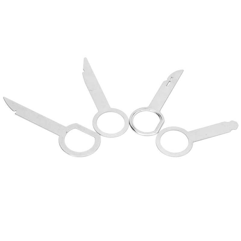 Ferramenta de remoção de rádio do carro resistente cd player liberação chaves ferramentas substituição para ford para reparo