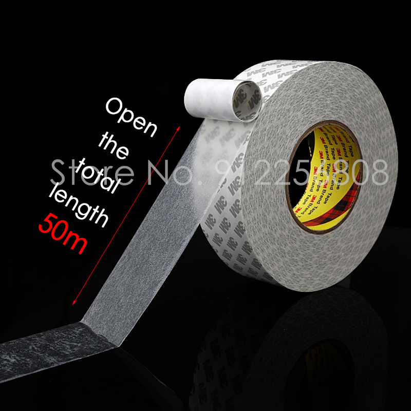 3m 9080 Double Sided Tape Strong Sticky High Temperature Double Sided Tape LED Light Strip Phone Automobiles universal 50/10M