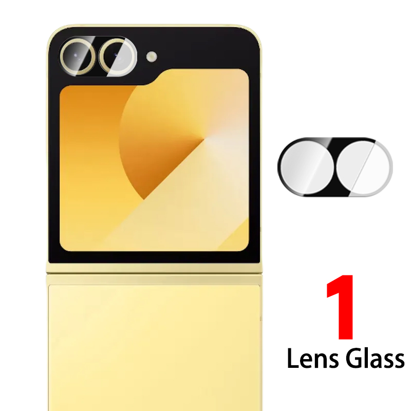 6IN1 Temperd Glass for Samsung Galaxy Z Flip 5/6 5G Outer Screen Protector Camera Lens Protective Film for Samsung Z Flip6 Flip5: Frosted / Bundle2