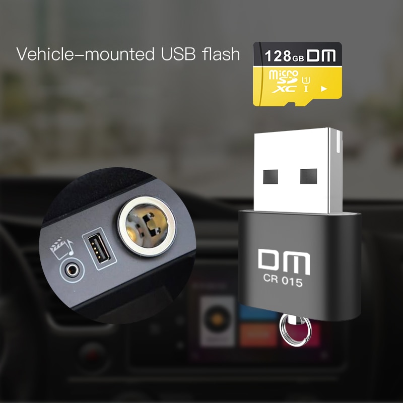 Dm Microsd Card Reader Met Tf Card Slot Adapter Verandering Naar Usb Flash Drive Voor Pc Auto