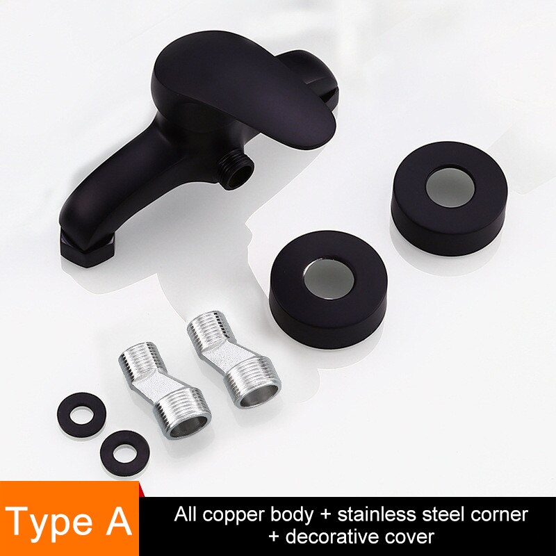 Douche Set Wandmontage Douchekop Kraan Bad Mengkra... Grandado