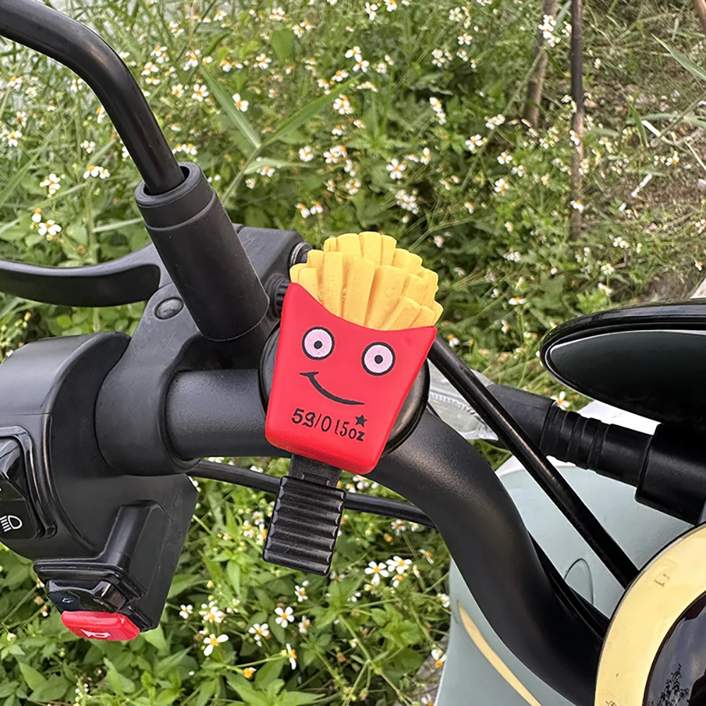 Hamburg Cartoon Fietsbel Super Bellen Kinder Mountainbike Universele Bel Scooterbel Fietsdecoratie: Bordeaux