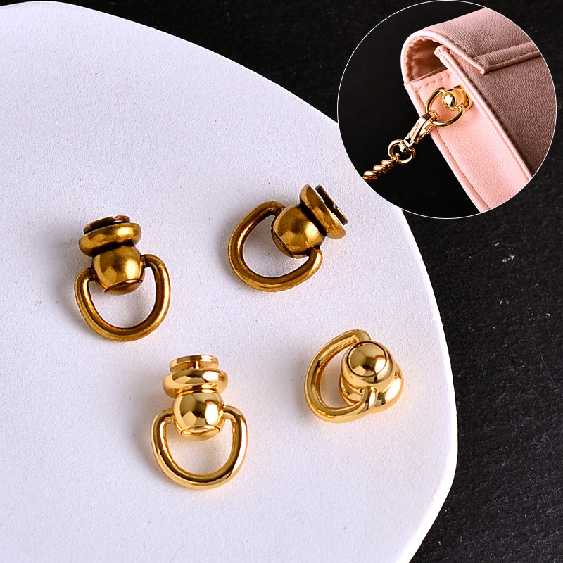 Pure Copper Bag Zipper Transform Buckles Accessories DIY Handbag Repair Kit Replace Chain Buckle Adjust Parts Hardware