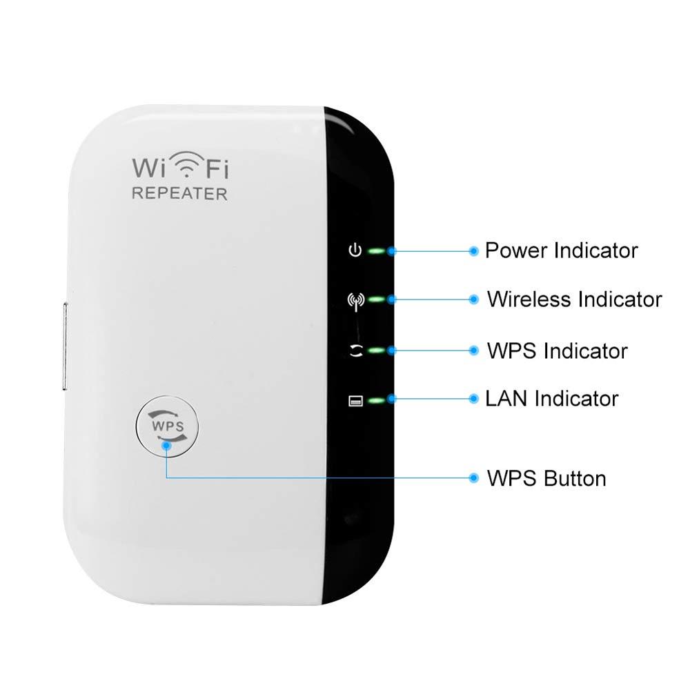 Wifi Ripetitore Wifi Amplificatore di Segnale Wifi gamma estensore 300 Mbps Wi fi booster Senza Fili Wi-fi Ripetitore 802.11n WPS Punto di Accesso