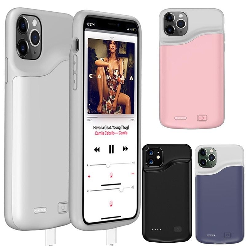 Araceli 6000 Mah Für iphone 11 11 Profi 11 Profi Max Batterie Ladegerät fallen Clever Telefon Abdeckung Energie Bank