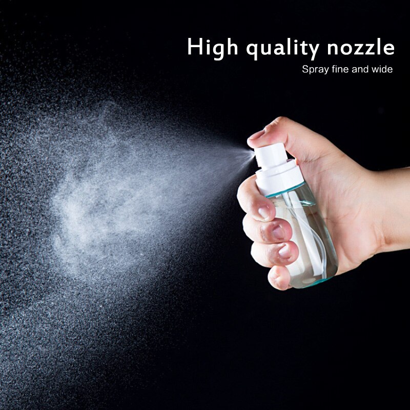 30/60ml portabla resor genomskinlig plast sprayflaska parfymflaska atomizer påfyllningsbar tom liten sprayflaska