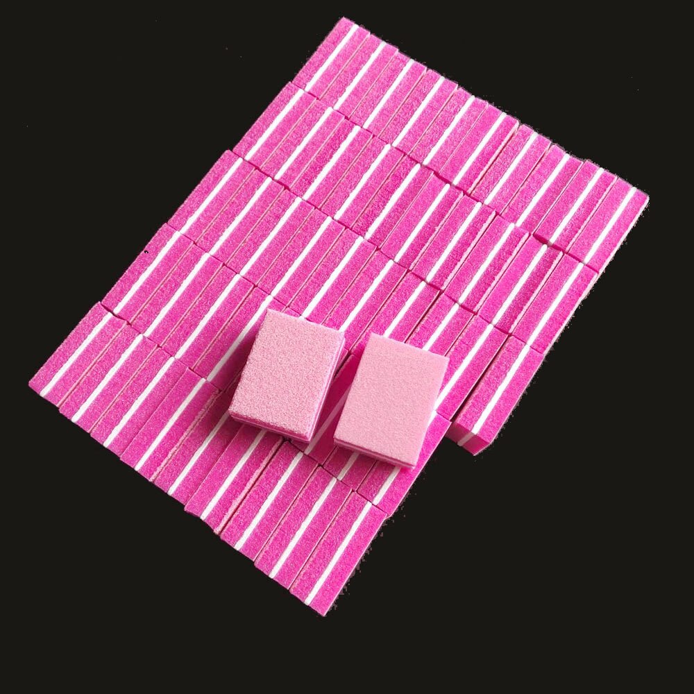20 pcs random colour mini nail buffer block sponge block disposable nail file 100/180 mini nail buffer file manicure tool
