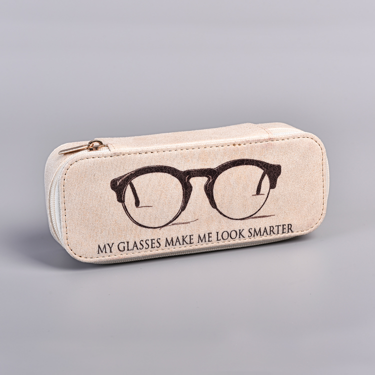 5pcs/lot Blank Sublimation Glasses box case transfer Printing Leather Case Blank consumables DIY