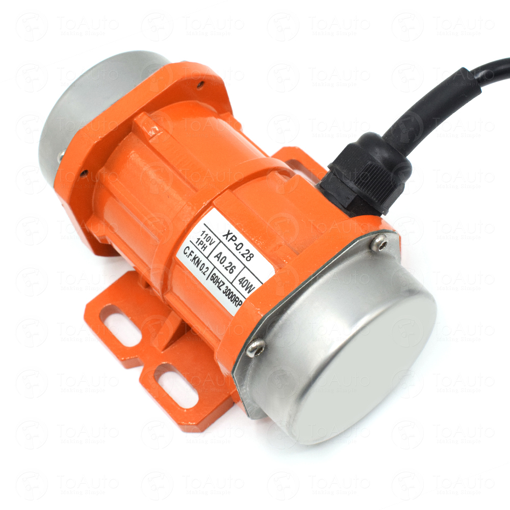 110V 40W Vibrating Motor Vibration Motor for Vibration conveying, Screening, Drying, Finishing, grinding, Crushing Equipment