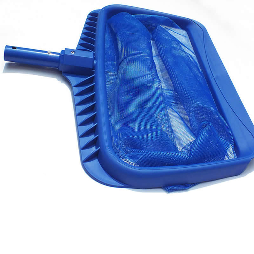 Pool Skimmer Net, Heavy Duty Leaves Rake for Cleaning Swimming Pool &amp; Pond, Fine Mesh Deep Bag Catcher with Strong Frame
