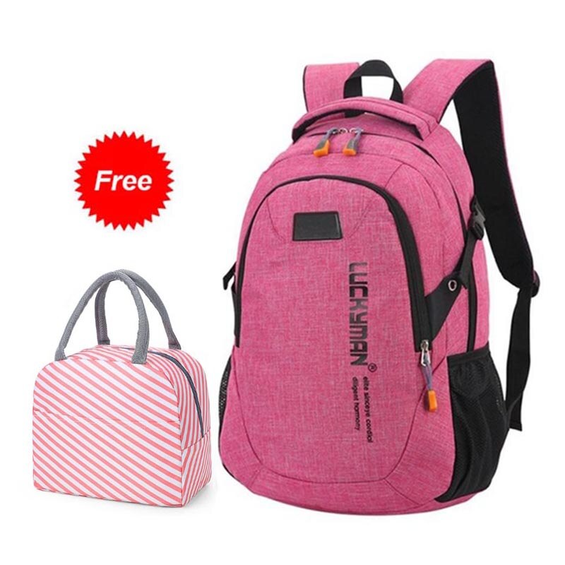 2020 novo anti-roubo saco de escola oxford pano impermeável mochila feminina criança moda sacos amarelo blackteen mochila para meninas: Rose Red 0025