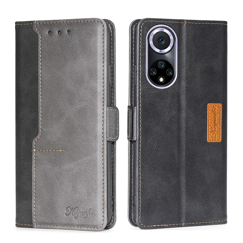 For Huawei Nova 9 9SE Case Wallet Card Luxury Retro Leather Stand Magnetic Book Flip Cover For Huawei Nova9 Pro Phone Cases: Nova 9 / dark gray