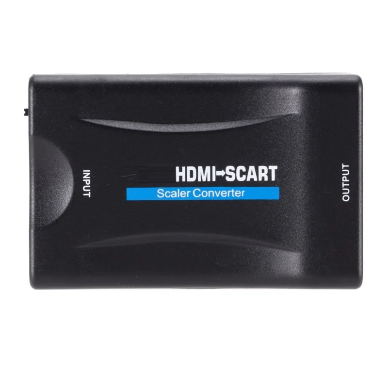 GRWIBEOU HDMI NAAR Scart Audio Video Adapter HDMI naar SCART Converter Voor HDTV Sky Box STB Voor Smartphone HD TV DVD Adapter